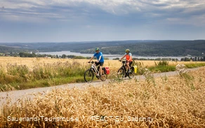 Radfahrer Felder Möhnesee