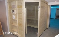 Renovierte Sauna