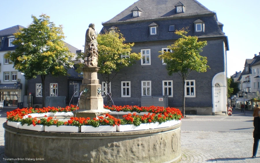 Petrusbrunnen und Museum Haus Hövener