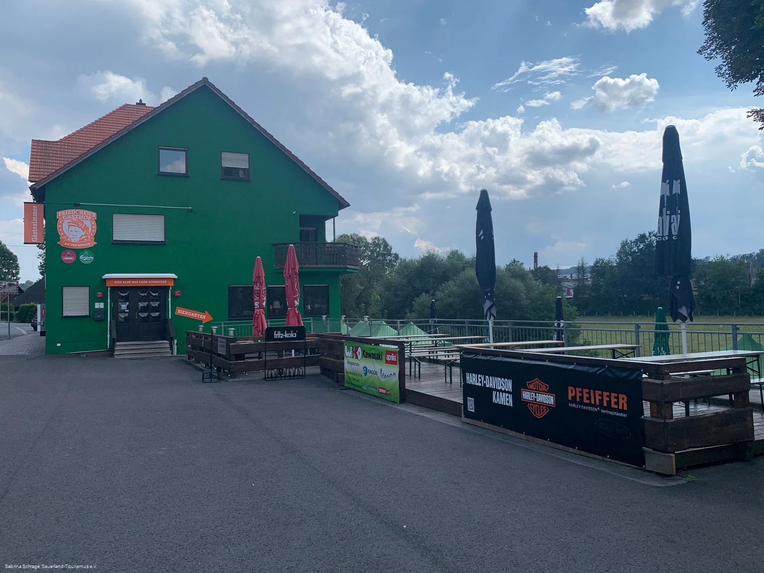 Außenansicht Friedchens Gasthof